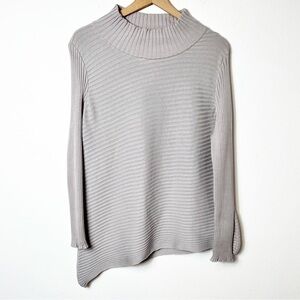 MING XL GREY LONG SLEEVE WOMEN BLOUSE TOP OR SWEATER BRAND NEW WITH TAGS